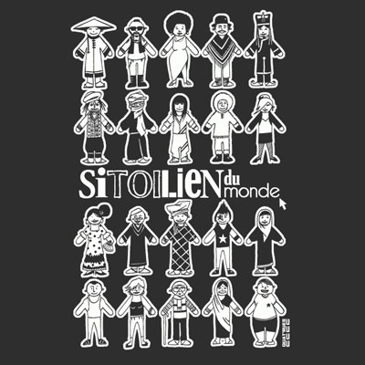 Visuel Sitoilien sur t-shirt bio équitable